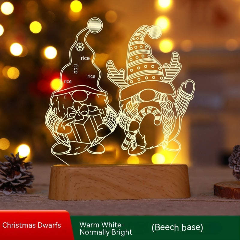 Christmas Decoration 3D Lamp Acrylic LED Night Lights New Year Valentines Day Christmas Kids Gift Christmas Ornaments Christmas Decoration 3D Lamp Acrylic LED Night Lights New Year Valentines Day Christmas Kids Gift Christmas Ornaments